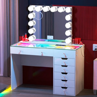 VANITY DIANA RGB REGULAR, ESPEJO MARILYN PRO