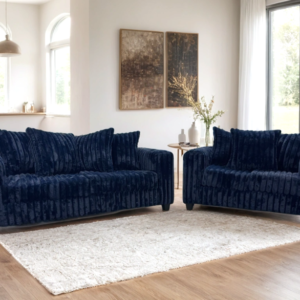 HUGO NAVY BLUE SOFA/LOVESEAT