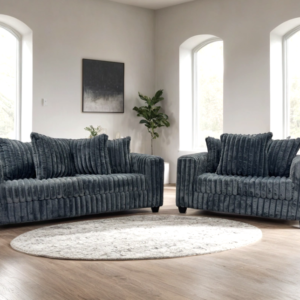 HUGO CHARCOAL SOFA/LOVESEAT