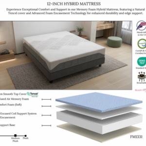 12-INCH IRIS MATTRESS KING